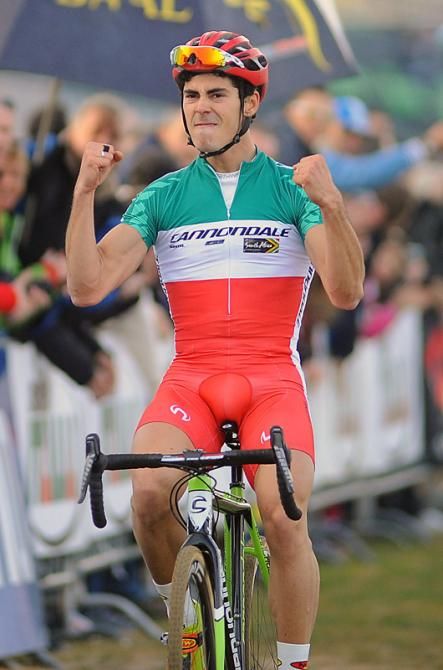 Italian 'cross champion Marco Aurelio Fontana is very pleased with his third place finish at the 2013 'cross World Cup round in Rome, Italy