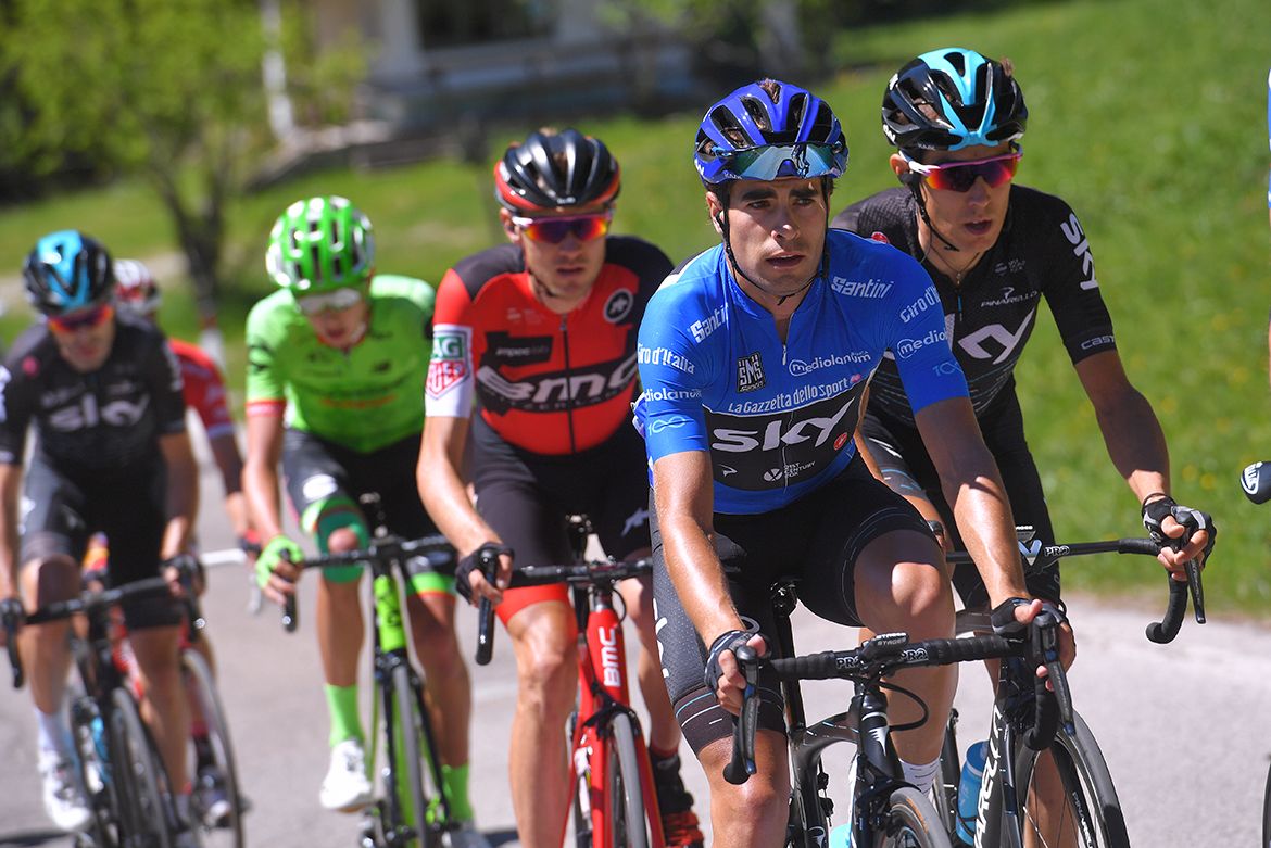 Mikel Landa in the breakaway