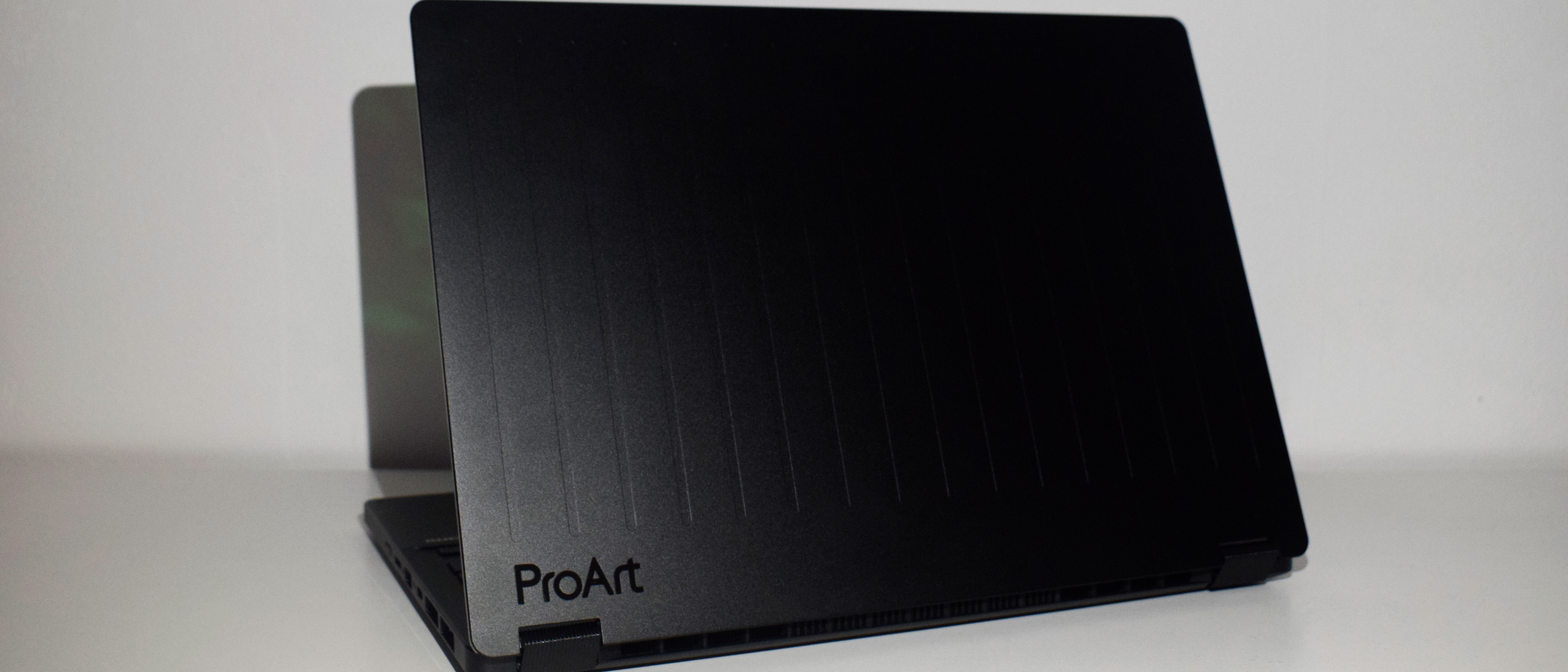 The Asus ProArt PX13 GoPro Edition on a desk