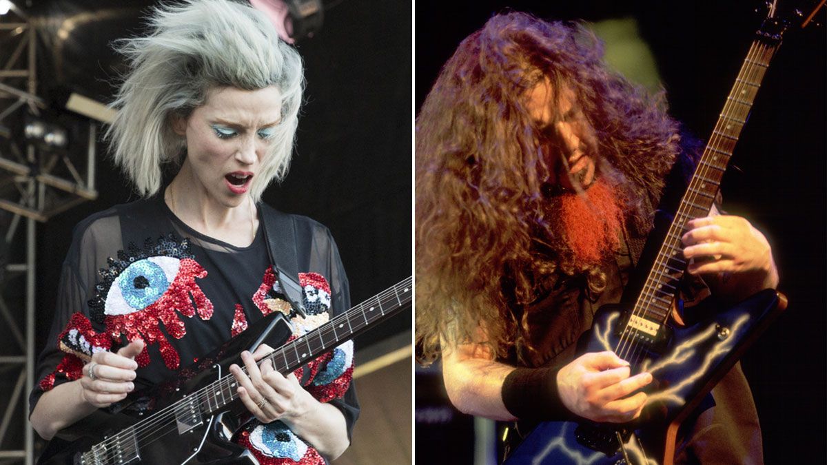 St. Vincent and Pantera&#039;s Dimebag Darrell perform live