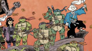 Teenage Mutant Ninja Turtles/Usagi Yojimbo: WhereWhen #1 art