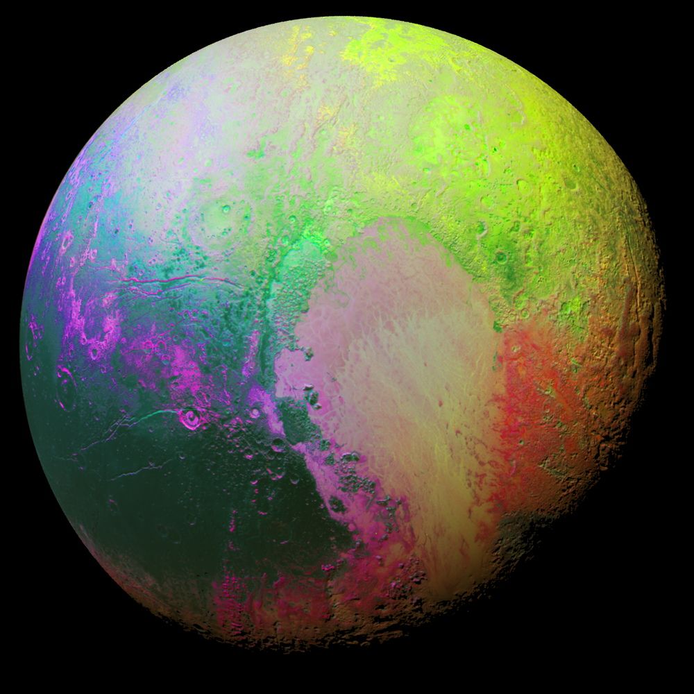 Pluto Goes Psychedelic in Brilliant New Photo | Space