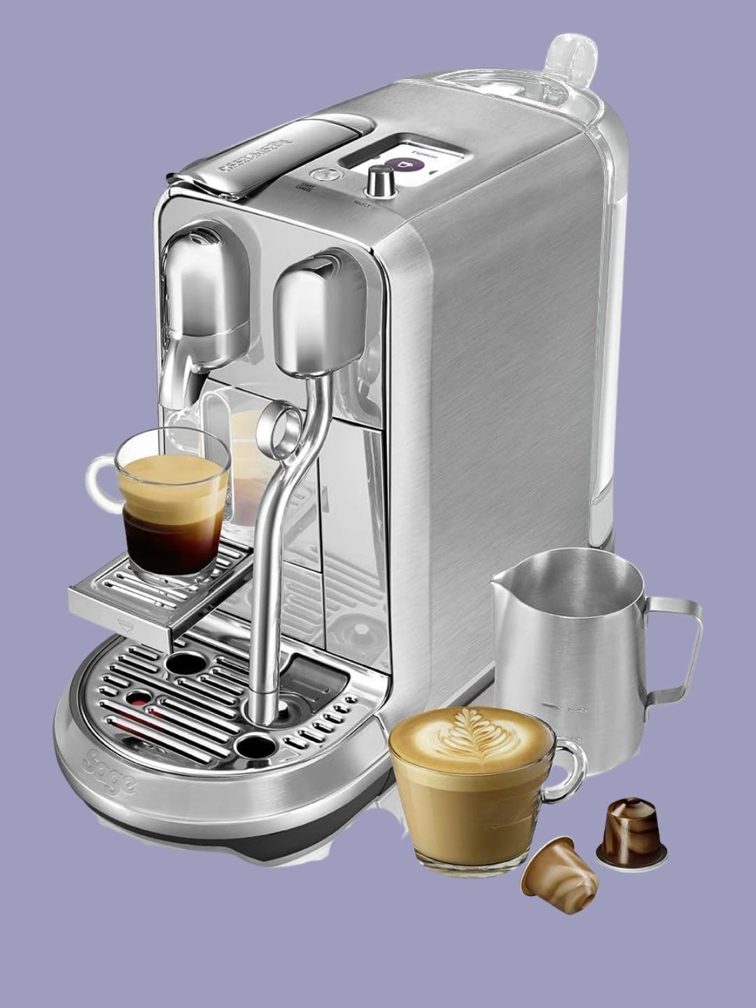 Nespresso, Creatista Plus Automatic Pod Coffee Machine With Milk Frother Wand