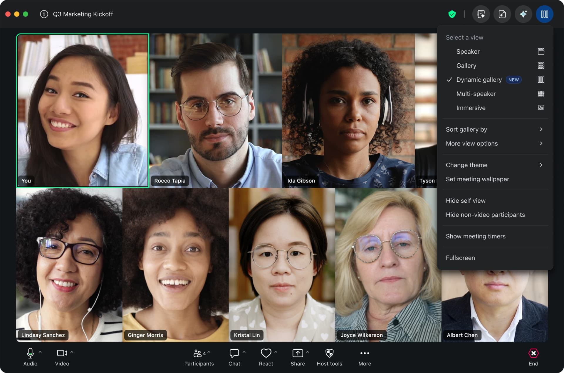 The Zoom app running in macOS.
