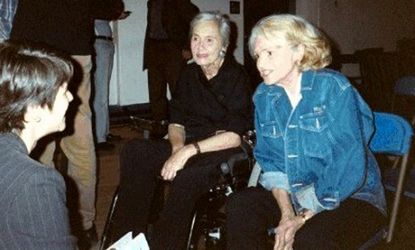Edie Windsor (right) with Thea Spyer (left) five years before they were married; Windsor's story reportedly led Obama to change his gay-marriage policy.