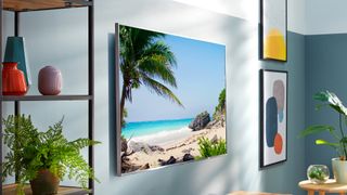 Samsung TU7100 review: wall mounted