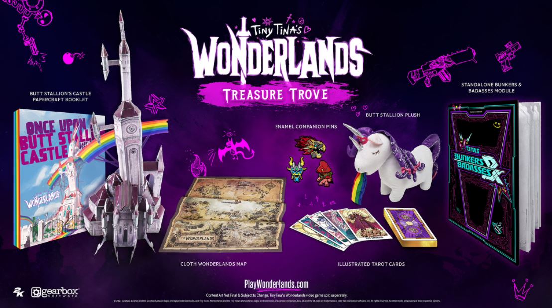 Tiny Tinas Wonderlands Treasure Trove Banner Horizontal