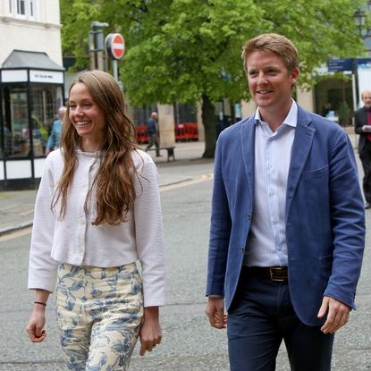 Hugh Grosvenor and Olivia Henson