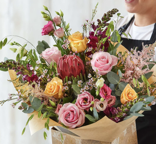 Hand-tied bouquet made with the finest flowers