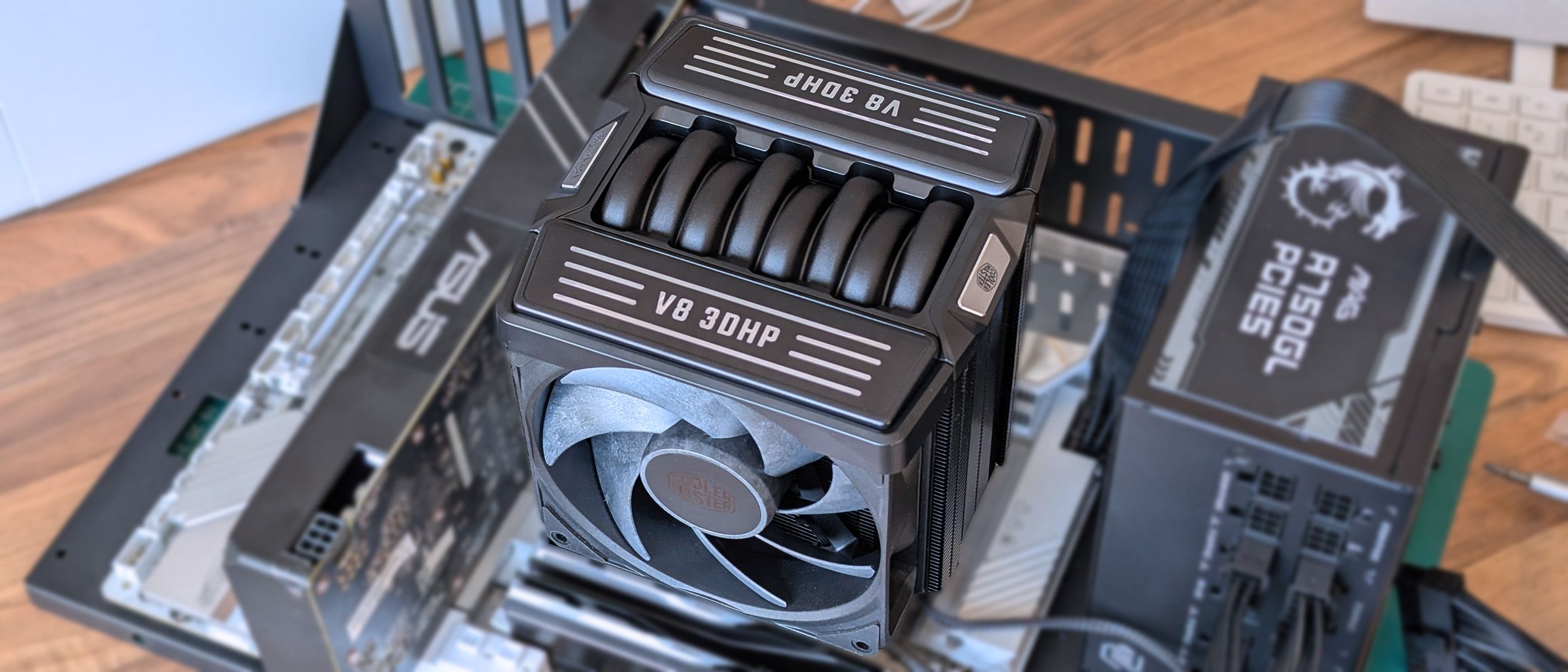I tested a CPU cooler that looks like a V8 engine — and this air-powered monster performs like one, too