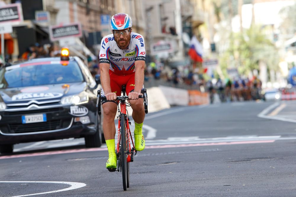 Luca Paolini (Katusha) finishes Milan-San Remo