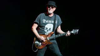 Mark Kendall of Great White performs at DTE Energy Music Theater on August 28, 2014 in Clarkston, Michigan. (Photo by Scott Legato/Getty Images)
