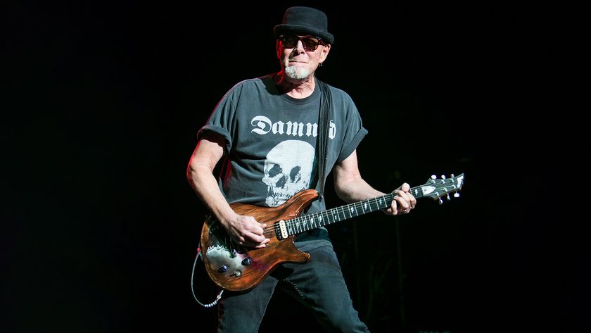 Mark Kendall of Great White performs at DTE Energy Music Theater on August 28, 2014 in Clarkston, Michigan. (Photo by Scott Legato/Getty Images)
