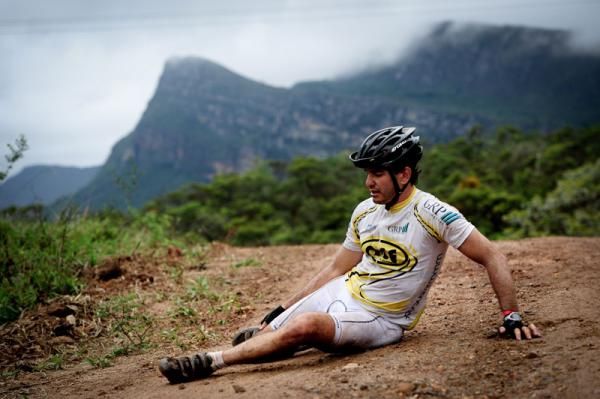 The pace caught up with some, as cramps hit...