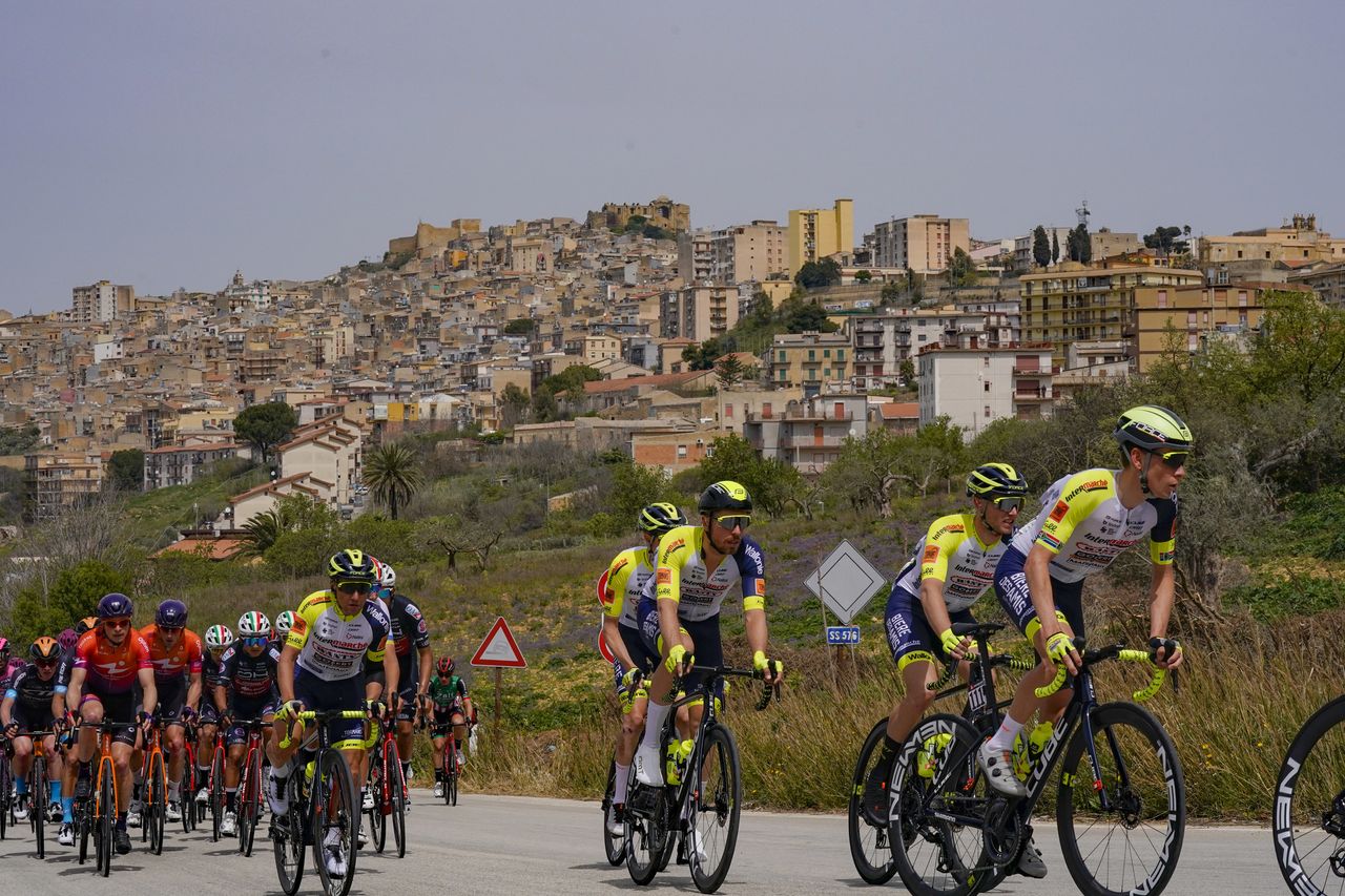 Giro di Sicilia 2022 3rd Edition 3rd stage Realmonte Piazza Armerina 171 km 14042022 Intermarch Wanty Gobert Matriaux photo Massimo FulgenziSprintCyclingAgency2022