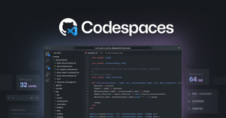 Mockup image from GitHub depicting a Codespaces setup