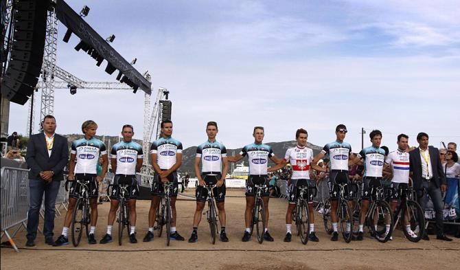 Omega Pharma-Quickstep has two national champions: Polish champ Michal Kwiatkowski and Mark Cavendish