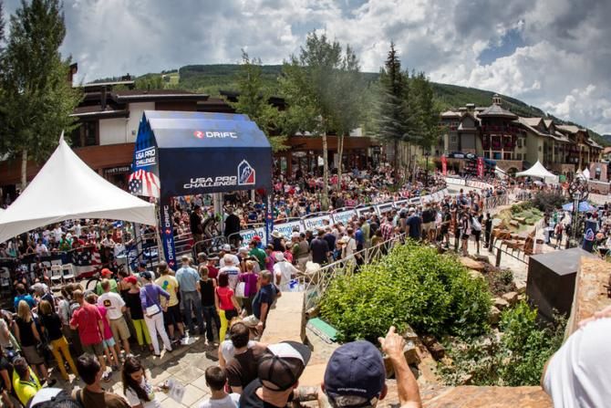 Big crowds came out for today's TT in Vail.