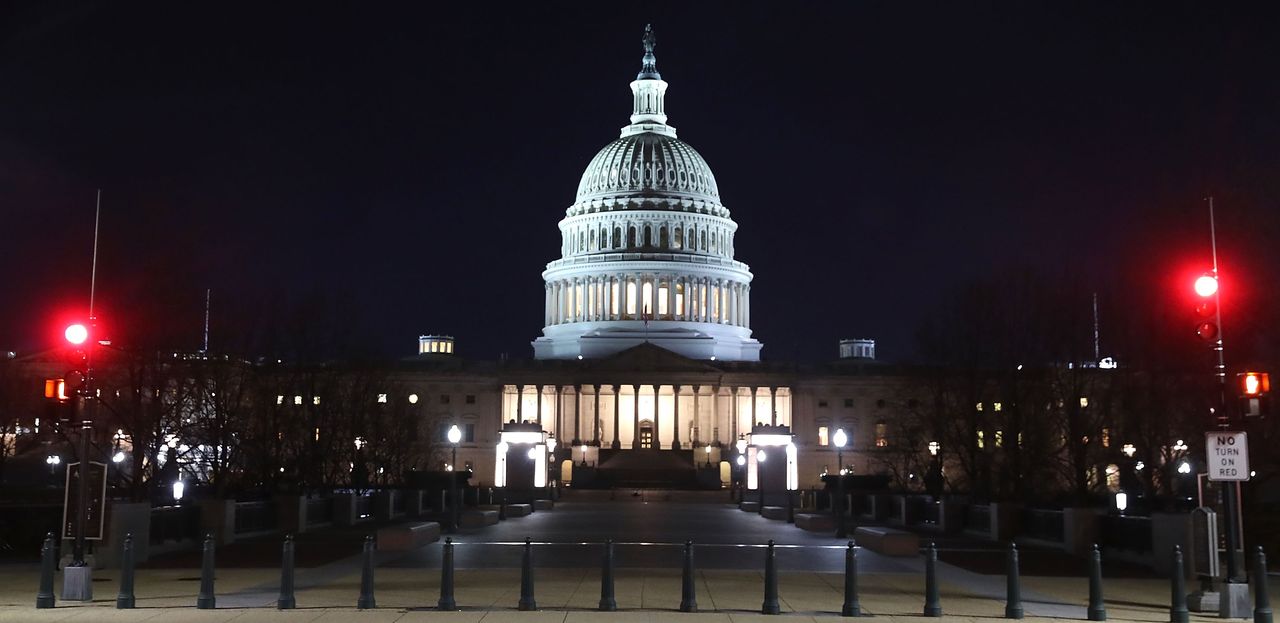 The Capitol as the government is shut down