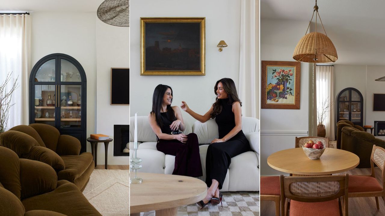 Designer Tanya Stone and model Sarah Stage in a California home