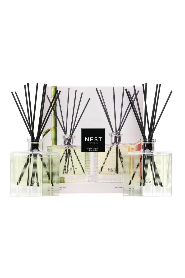 Grapefruit &amp;amp; Bamboo Reed Diffuser Duo Set $130 Value