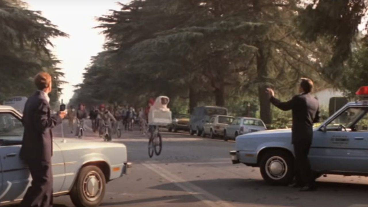 The bike scene in E.T. the Extra-Terrestrial