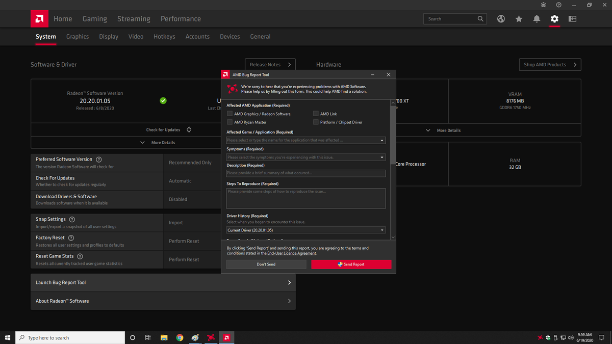 Radeon Software Adrenalin 2020 Edition Driver 20.20.01.05