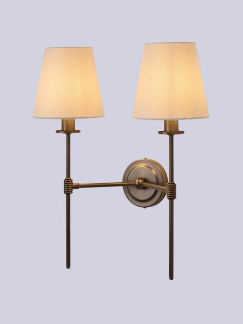 Bronze Carolina 2 Light Wall Light