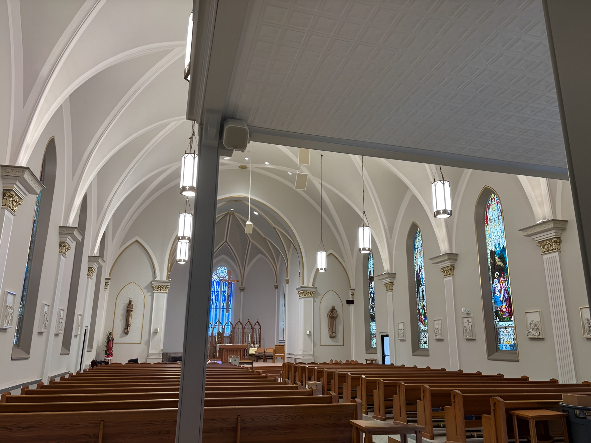 St. John the Baptist Church inner sanctuary.