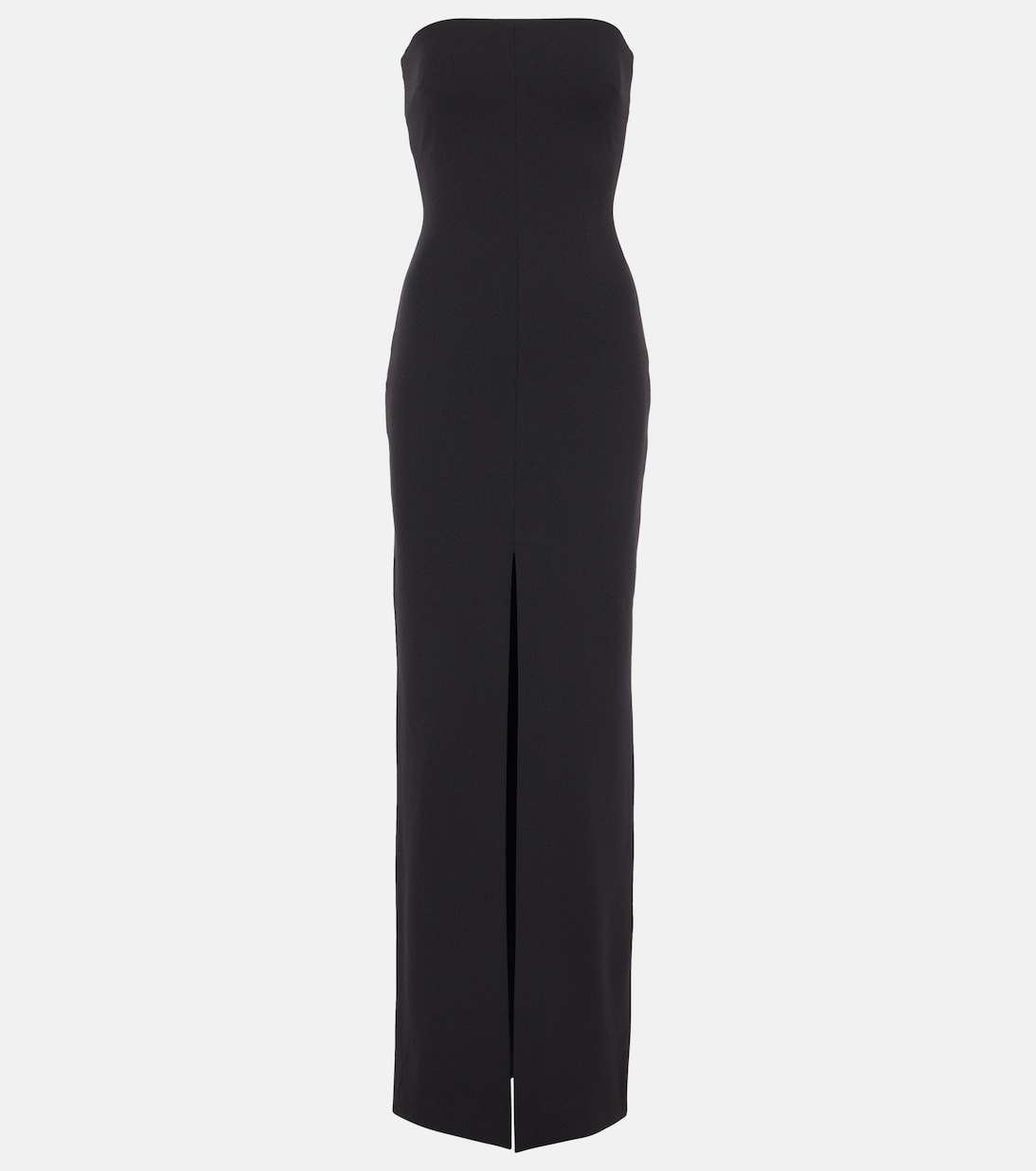 Bysha Strapless Crêpe Maxi Dress