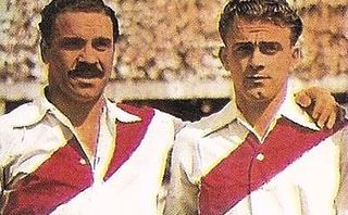 Jose Manuel Moreno (left) and Alfredo Di Stefano
