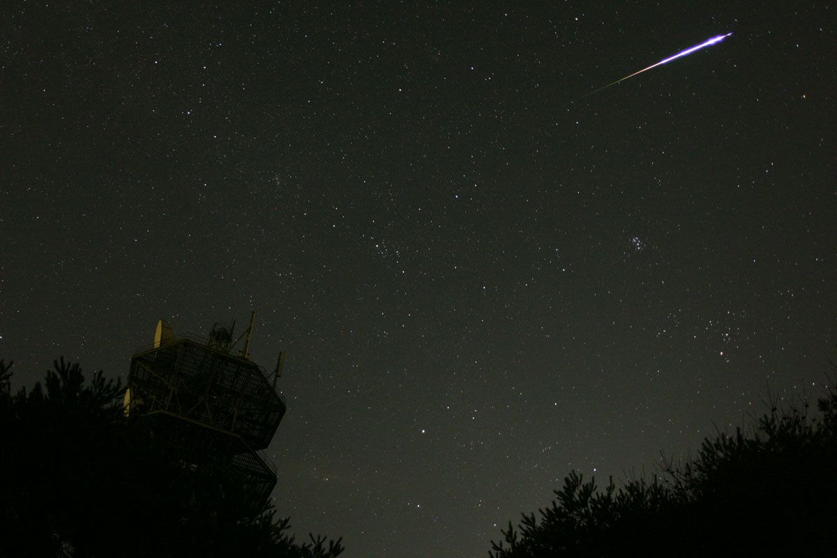 Rocks from space threaten life on Earth! Actually most of those rocks are in the form of tiny meteors and they burn up before hitting the ground.