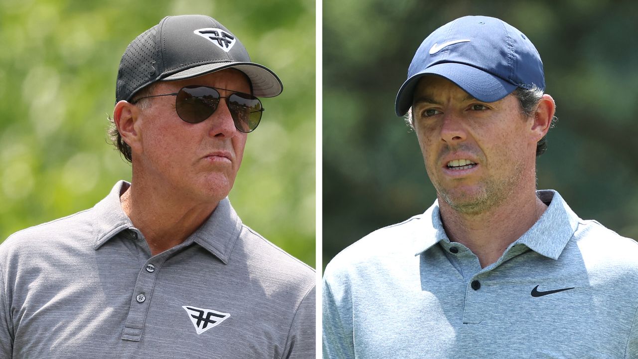 Phil Mickelson and Rory McIlroy