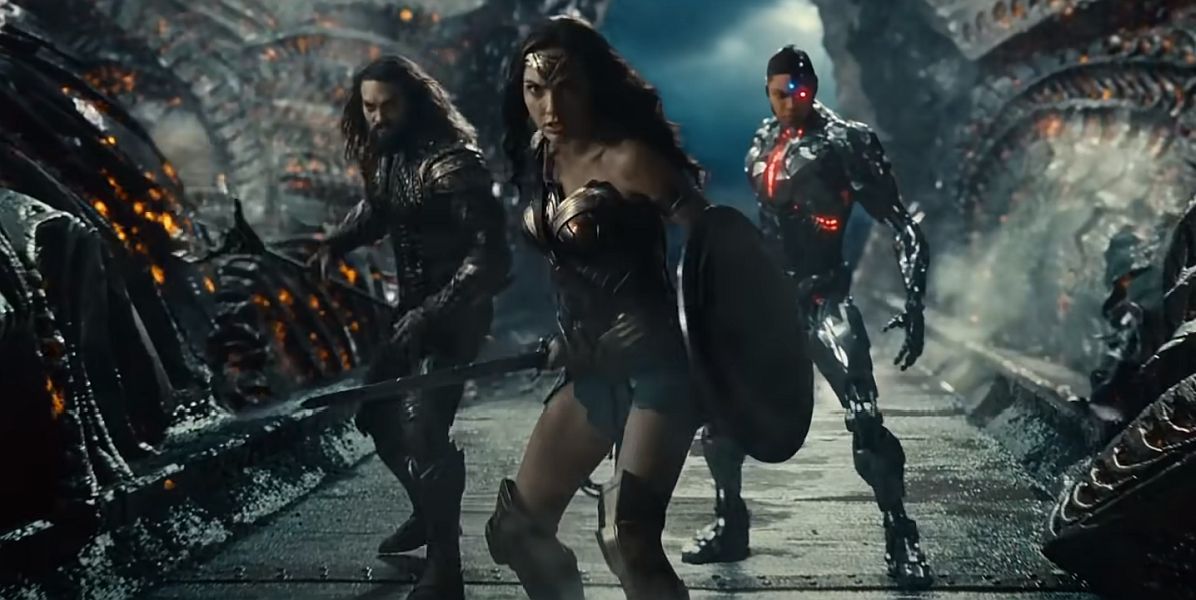 Wonder Woman, Aquaman and Cyborg in Zack Snyder&#039;s Justice League trailer