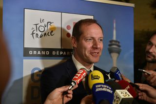 Christian Prudhomme at the launch of the 2017 Tour de France Grand Depart