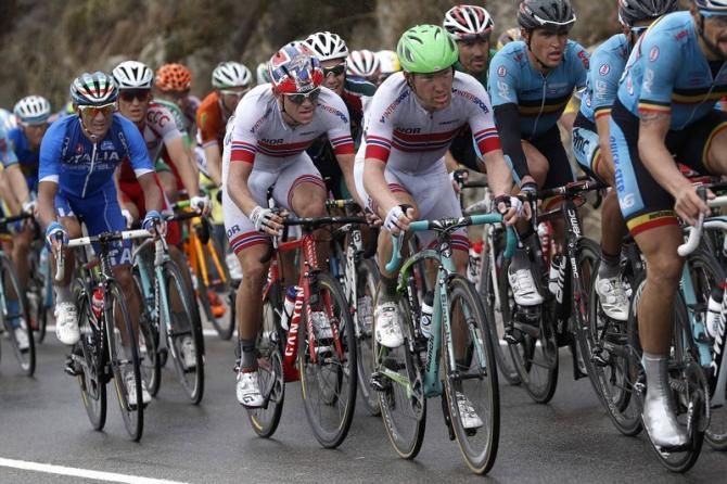 Lars Petter Norhaug and Alexander Kristoff (Katusha)