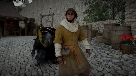 Crimson Desert pickpocket - Kliff behind a guy