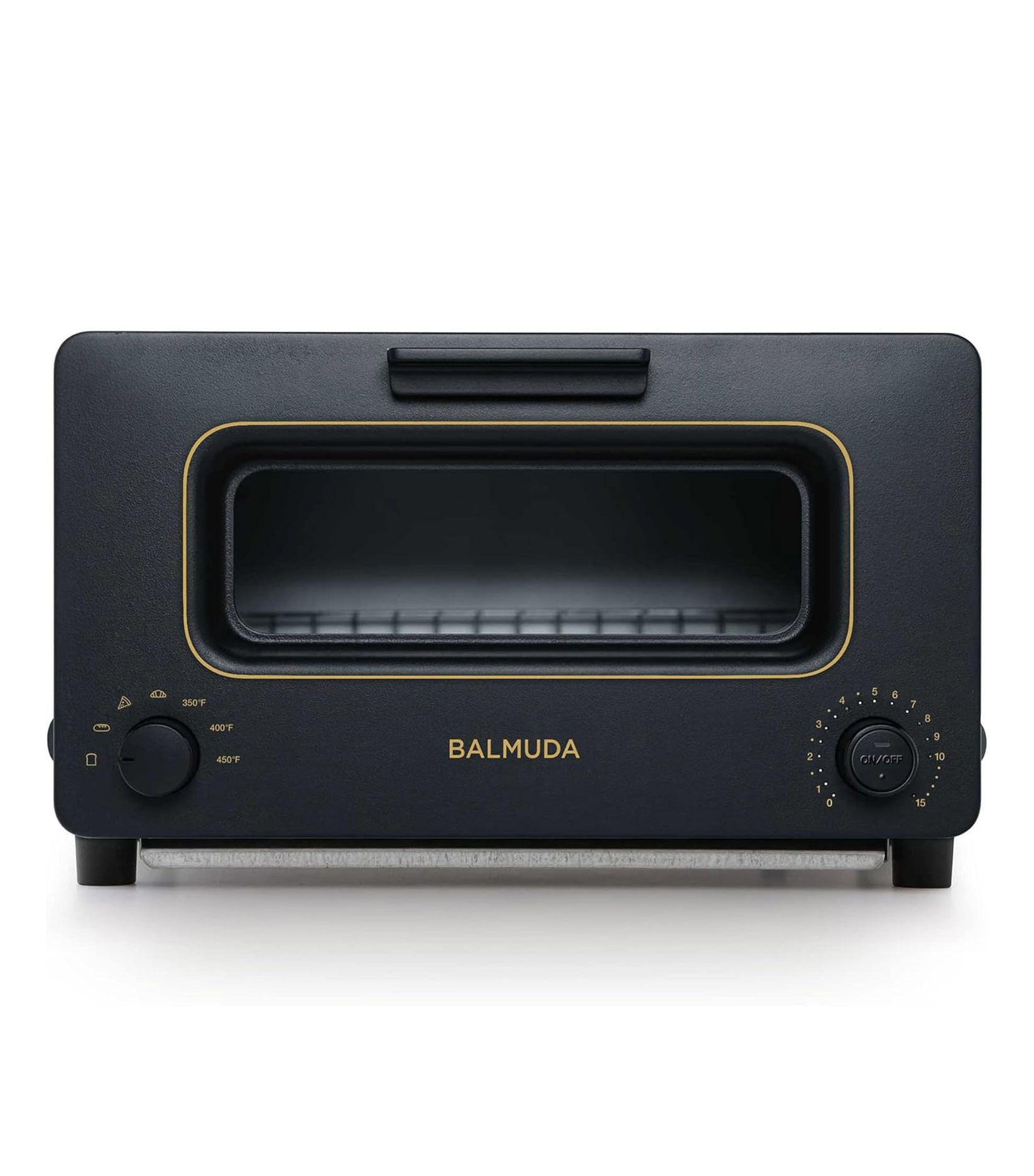 Balmuda the Toaster | Steam Oven Toaster | 5 Cooking Modes: Sandwich Bread, Artisan Bread, Pizza &amp;amp; Pastry, Oven | Precise Heat Control | Steam Technology | Baking Pan | Us Version | Black