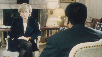 Princess Diana and Martin Bashir during 1995 Panorama interview 