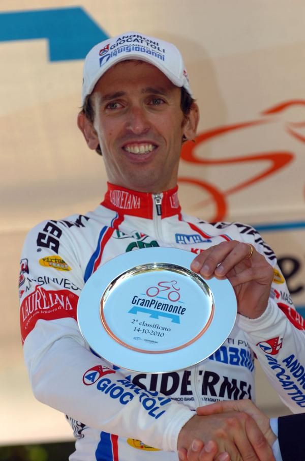 Leonardo Bertagnolli (Androni Giocattoli) won a silver plate for second place