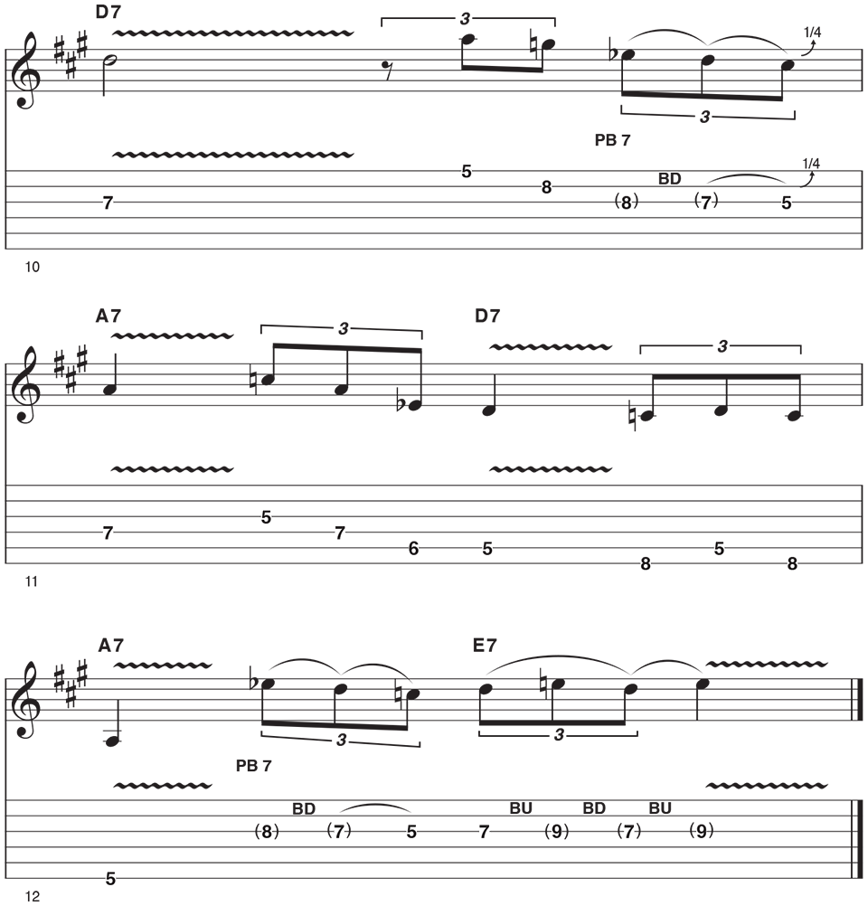 Blues Phrase Example