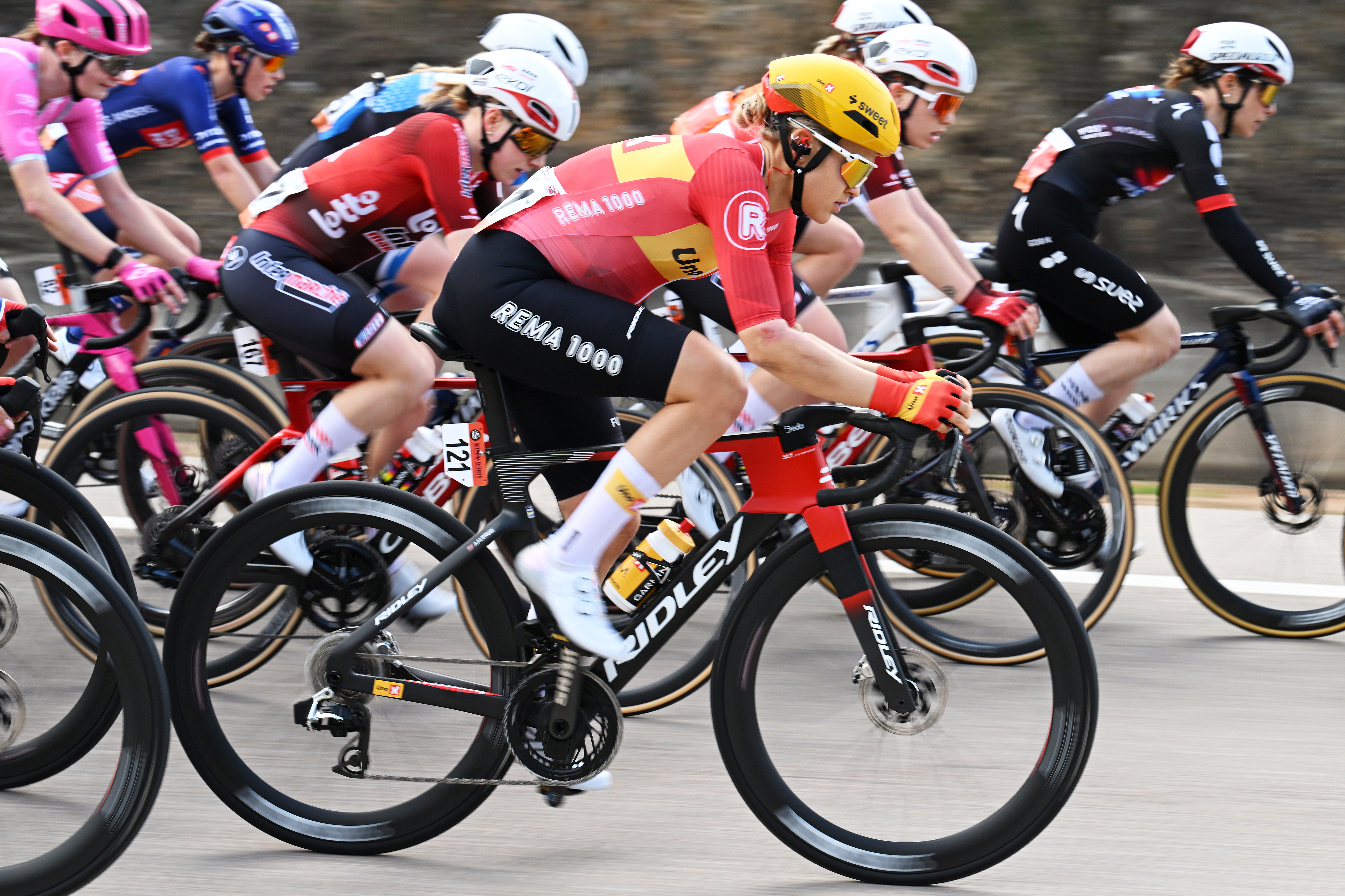Katrine Aalerud of Norway and Team Uno-X Mobility competes during the 10th Setmana Ciclista - Volta Femenina de la Comunitat Valenciana 2026
