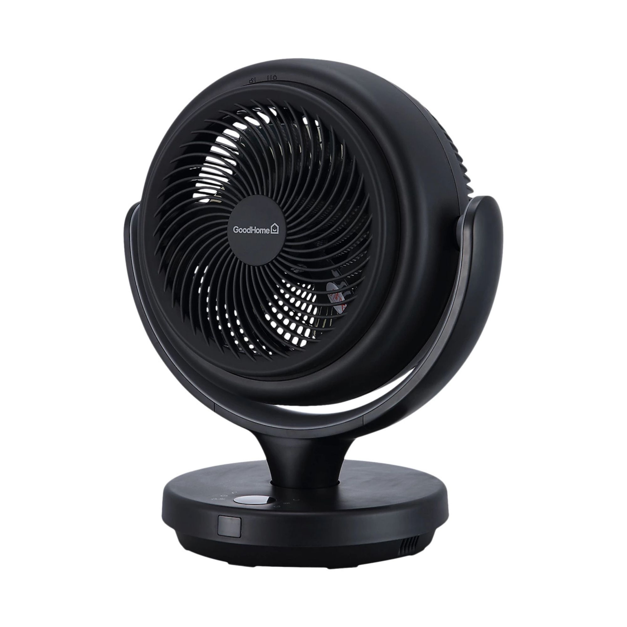GoodHome Black 8" 24W Remote Controlled Table fan