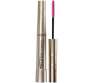 L'oreal Paris Makeup Telescopic Original Lengthening Mascara, Blackest Black, 0.27 Fl Oz (1 Count)