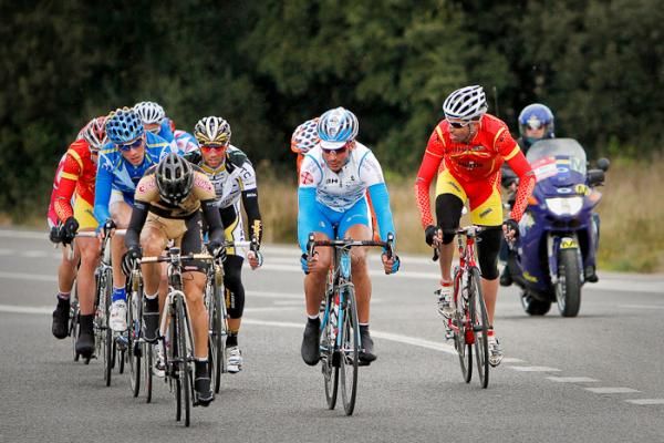 The breakaway trying to gain some meters but the peloton had other plans.