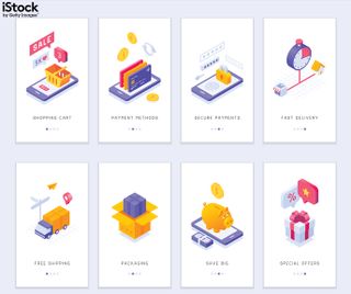 Isometric icons