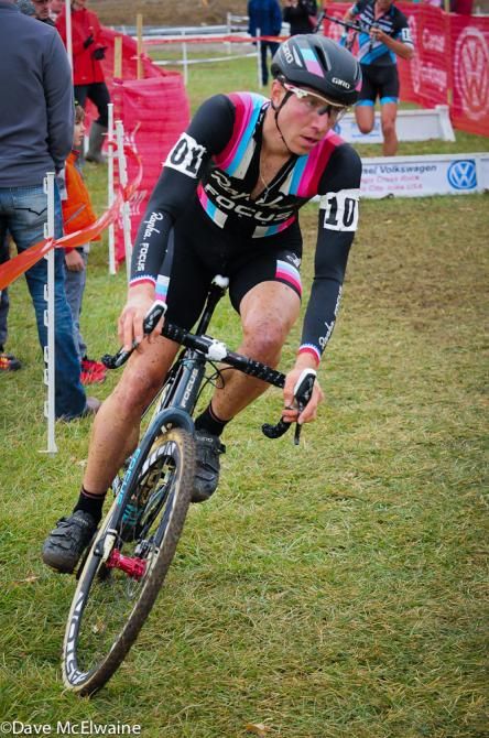 Jeremy Powers (Rapha Focus) biding his time before attacking
