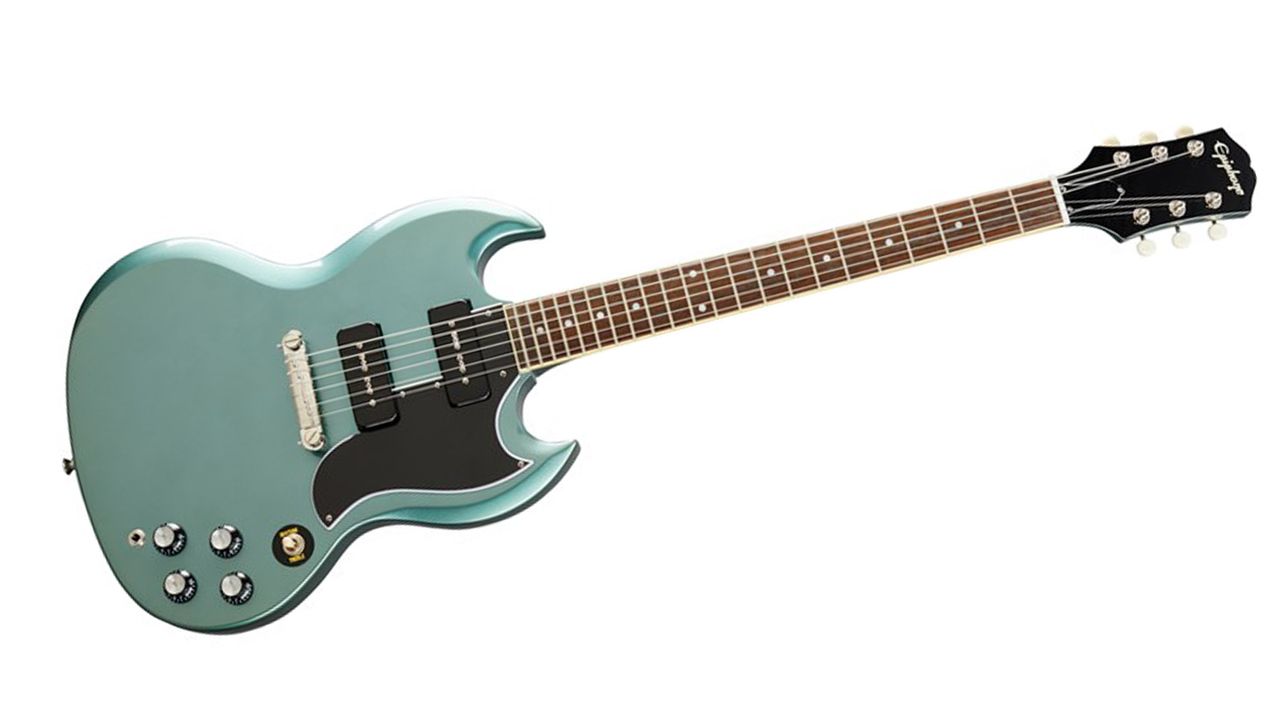 Best cheap electric guitars: Epiphone SG Special P-90