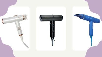 A selection of the quietest hair dryers on the market from Beauty Works, Diva Pro, and Hershesons