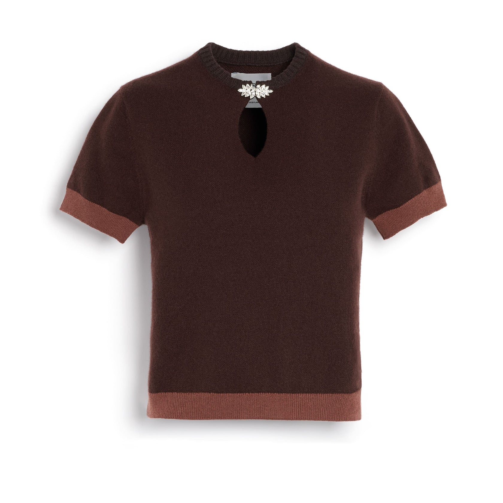 barrie embroidered cashmere jumper